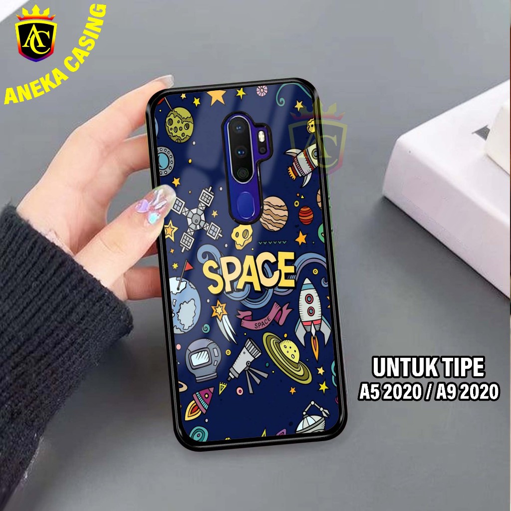 Case OPPO A5 2020/A9 2020-Hardcase Glossy casing Hp OPPO A5 2020/A9 2020 Terbaru [Motif - ASTRONOT] 