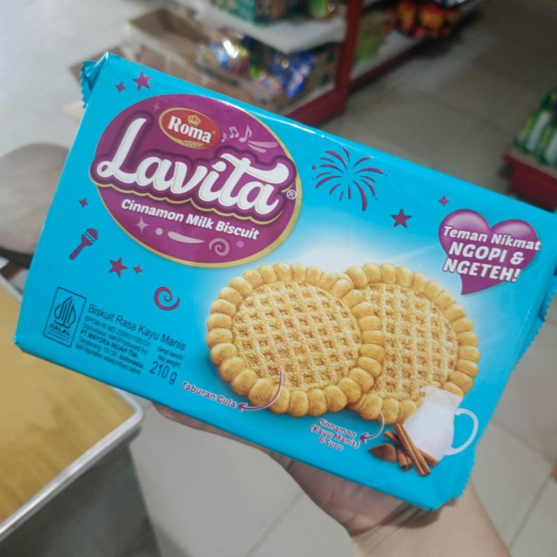 

Roma Lavita Cinnamon Milk Biscuit rasa kayu manis 210g