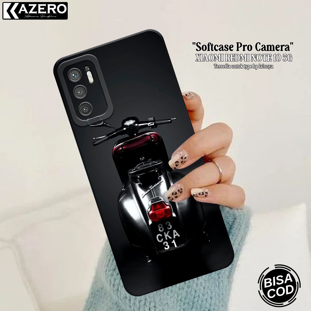 Silikon HP Xiaomi Redmi Note 10 5G - Fashion Case Vespa - Softcase Xiaomi Redmi Note 10 5G - Case Re