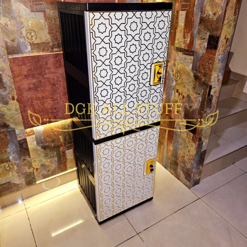 Lemari Laci Kabinet Container Kontainer Rak Penyimpanan Satu 1 Baris Pintu Pakaian Baju Anak Bayi Ba