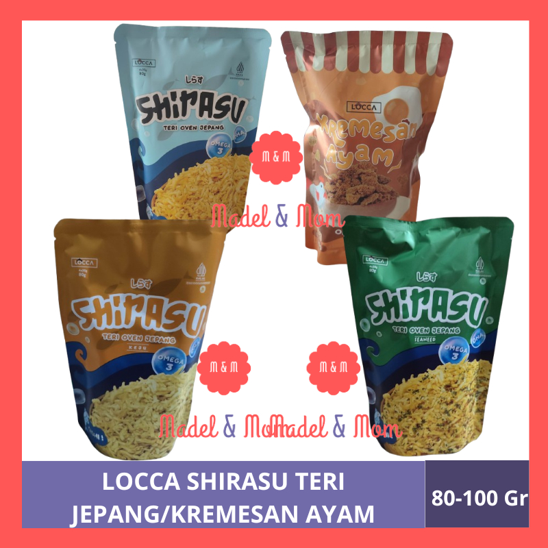 

LOCCA SHIRASU TERI JEPANG OVEN CRISPY 80 GR/ KREMESAN AYAM 100 GR