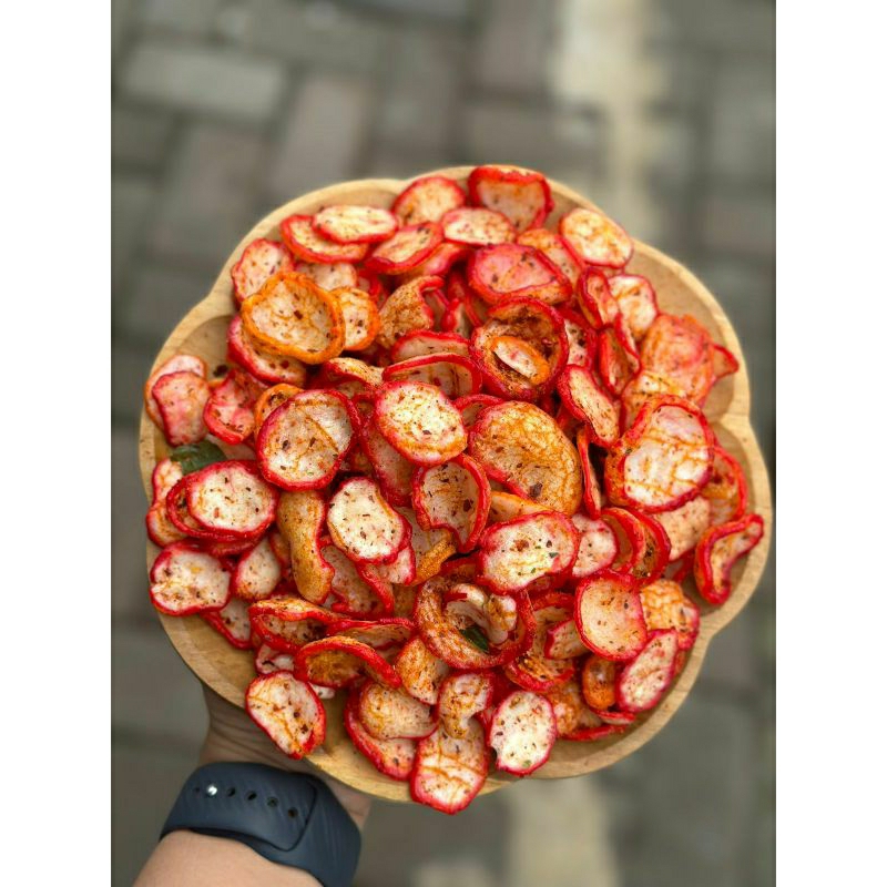 

Seblak koin pedes /kerupuk seblak pedes 500 gr