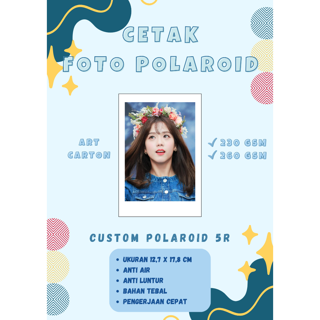Cetak Foto Polaroid 5R