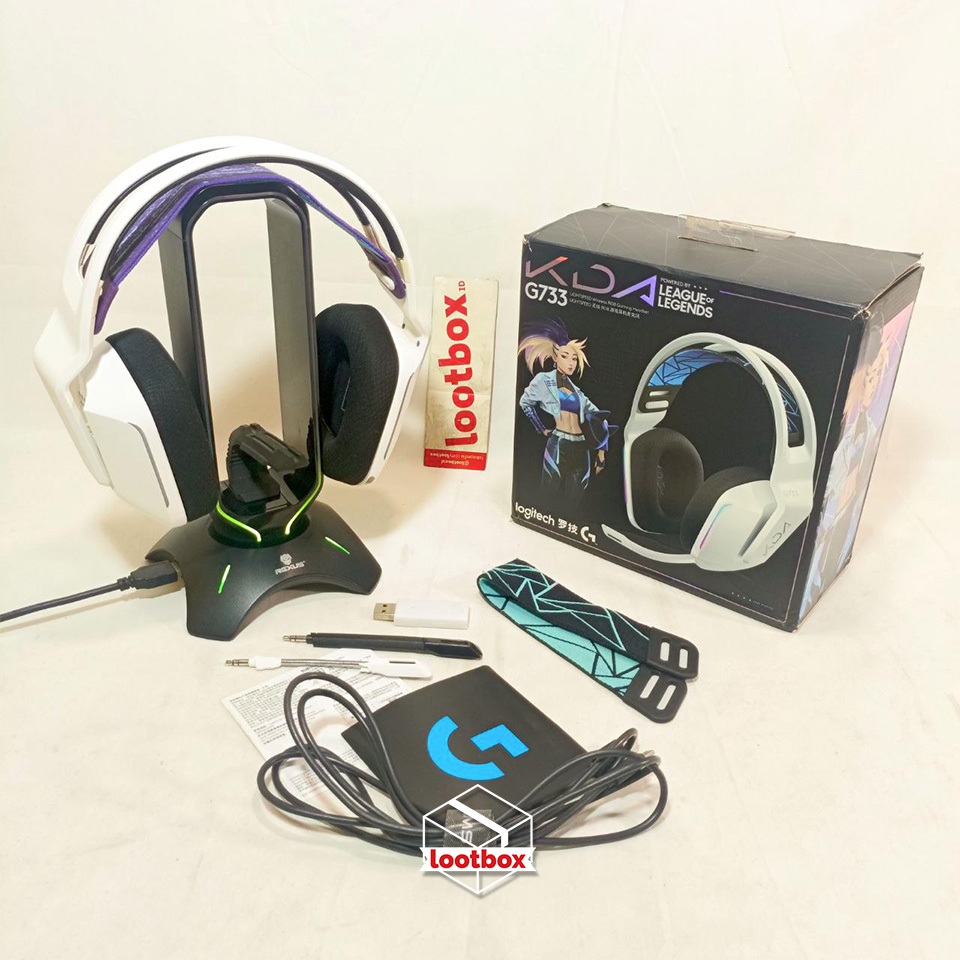 Headset Gaming Wireless RGB Logitech G733 Lightspeed KDA - SECOND