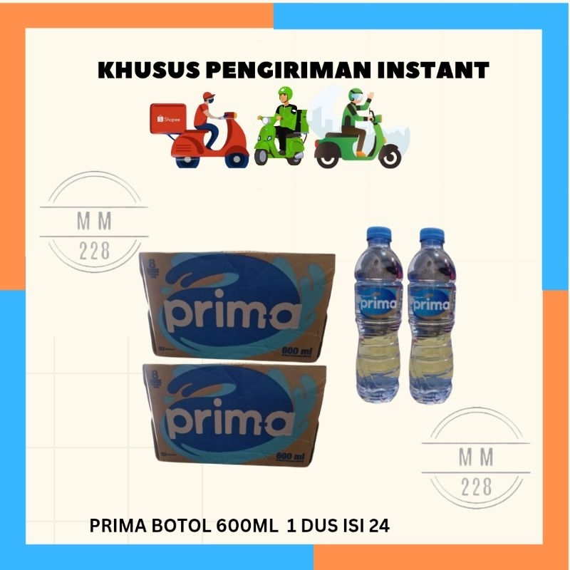 

PRIMA BOTOL 600ML MINERAL WATER BOTOL