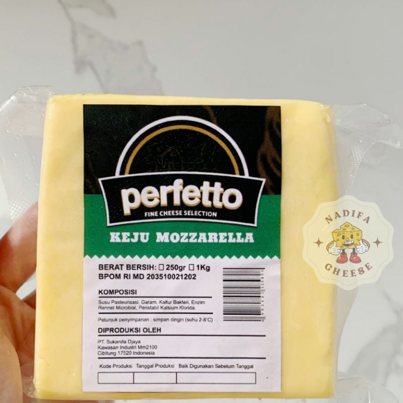

BgKr 200 Gr KEJU MOZZARELLA PERFETTO Halal By Nadifa
