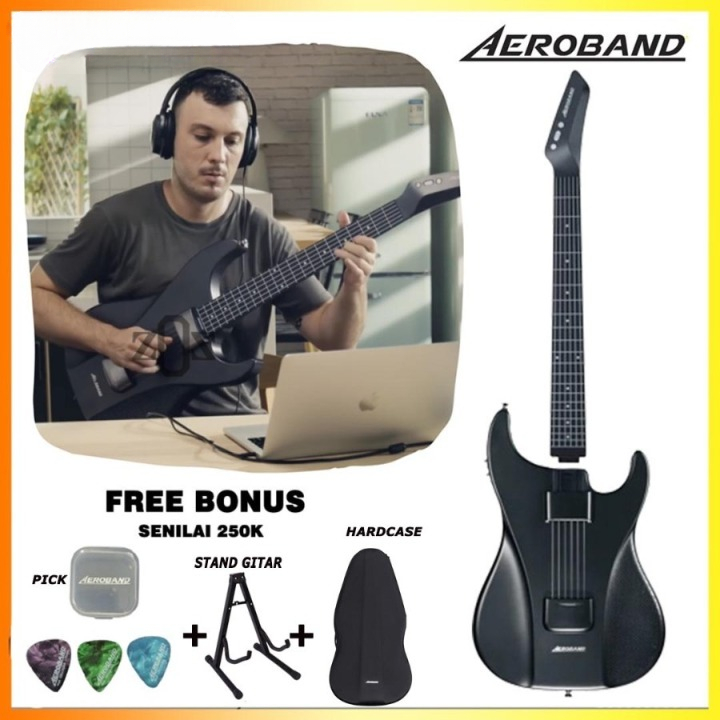 Gitar Guitar Elektrik Electric Aeroguitar Aeroband Stringless