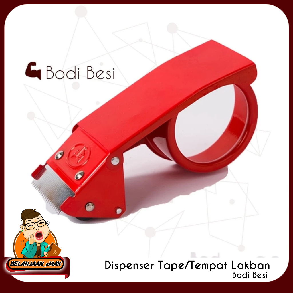 

TPL - Dispenser Lakban Pemotong Solasi Besar Body Besi Tajam Cutter Tape Termurah