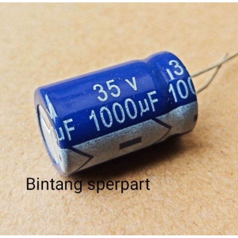 KAPASITOR ELCO 1000UF 35V CAPACITOR ELCO 35V 1000UF