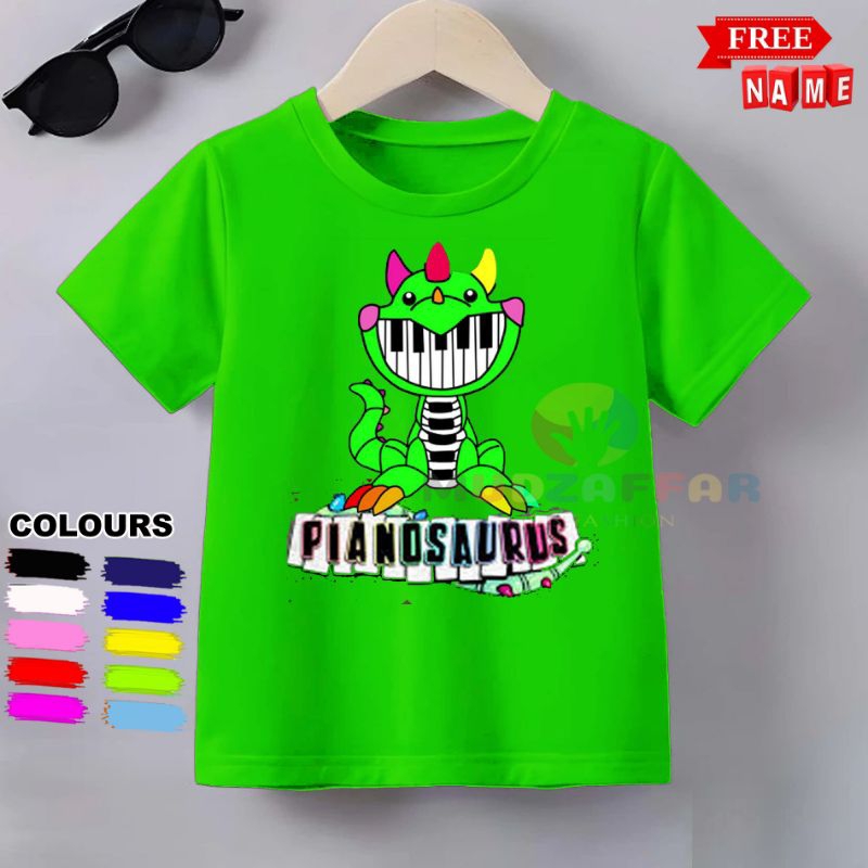 BAJU KAOS ANAK PIANOSAURUS KAOS ANAK POPPY PLAYTIME PIANOSAURUS