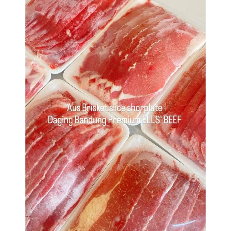 

BRISKET AUS SLICE shortplate (grassfed) grill suki