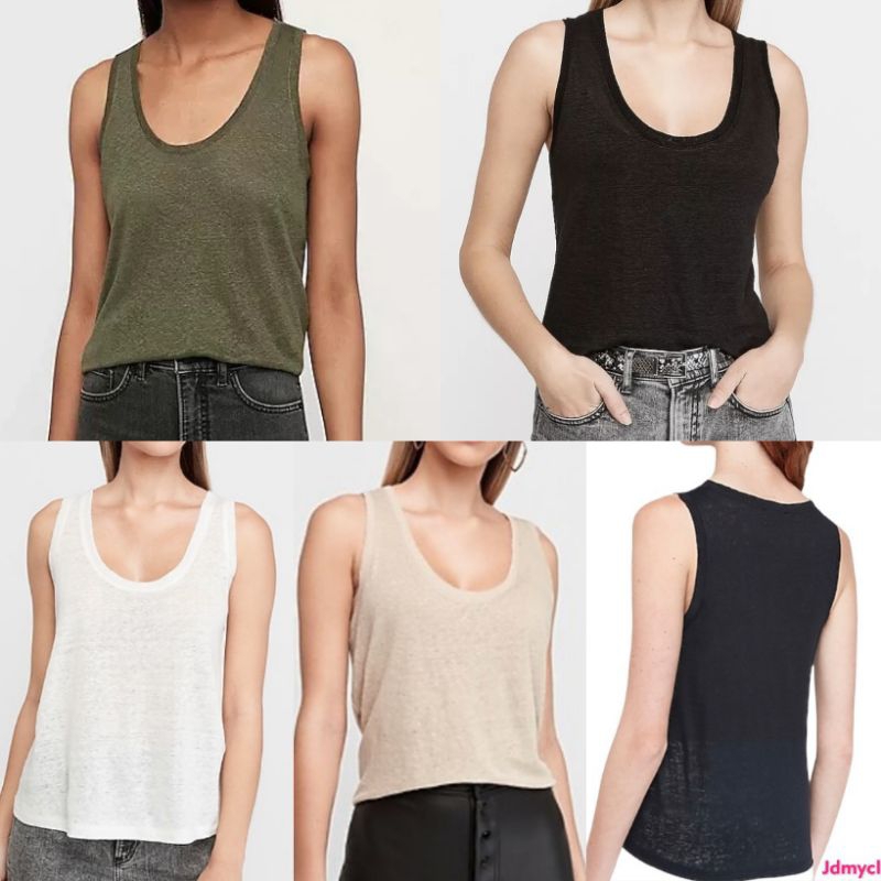 EXPRESS TANKTOP WANITA KERAH BULAT ET28