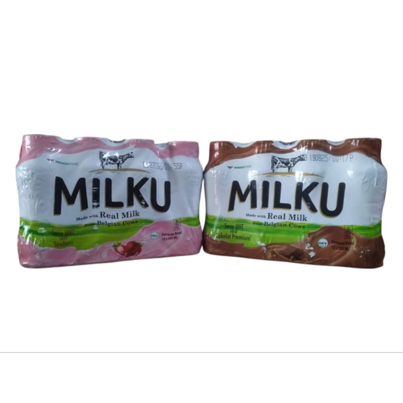 

Milku susu UHT premium 200ml 1 dus (12 botol)