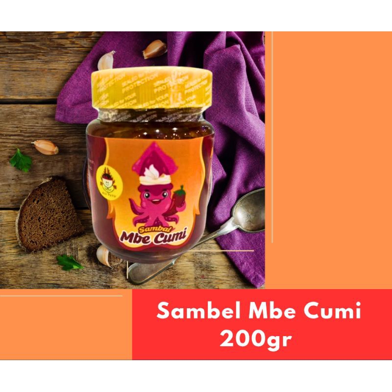 

Sambel Mbe Cumi - Sambal Matah goreng 200gr