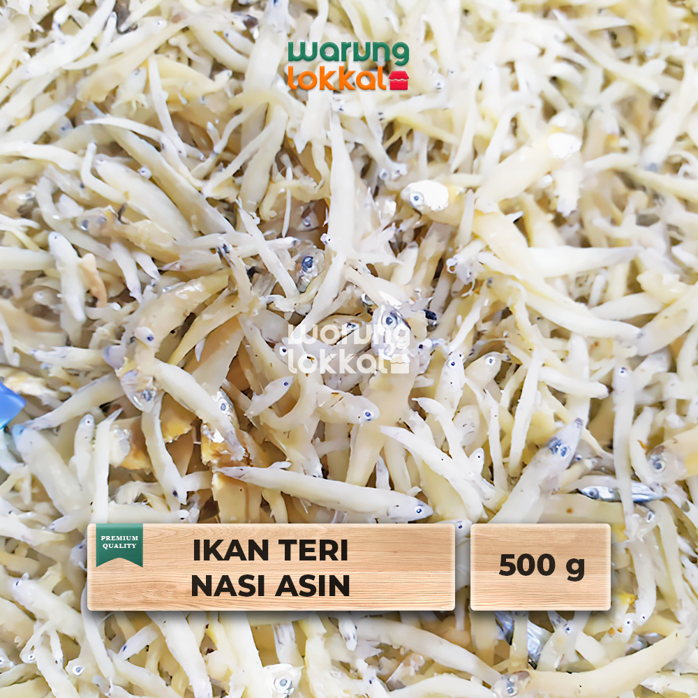 

Ikan Teri Nasi Asin 500g - Warung Lokkal