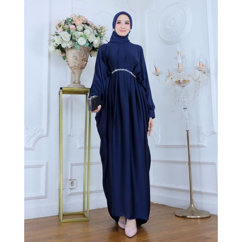 Kaftan mewah terbaru kaftan lebaran 2025 kaftan polos kaftan elegan silk