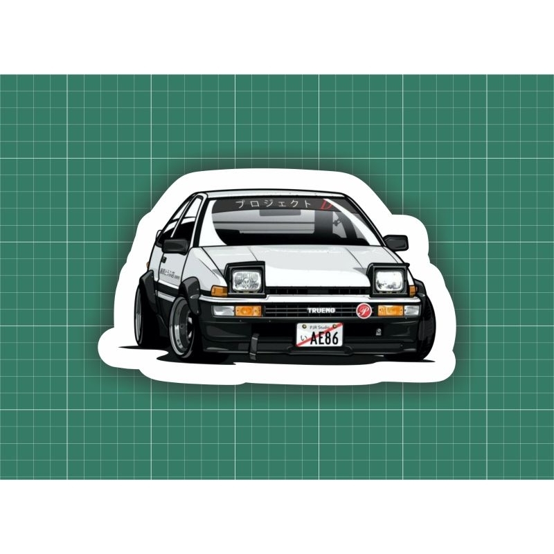 

STICKER MOBIL AE 86 VYNIL