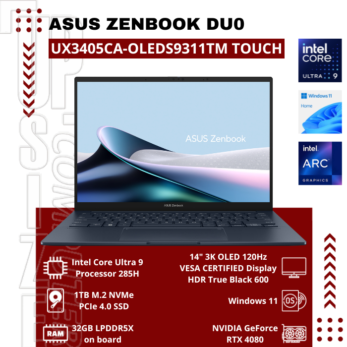 ASUS Zenbook 14 Oled - UX3405CA-OLEDS9311TM TOUCH