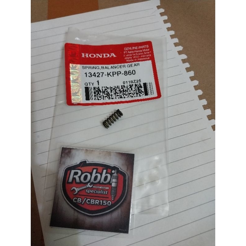 13427-KPP-860 Spring Balancer Gear Per Gear Balancer CB150R CBR150R SUPRA GTR SONIC Original