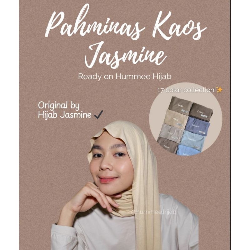 Pashmina Kaos Turki Jasmine / Pashmina Jasmine