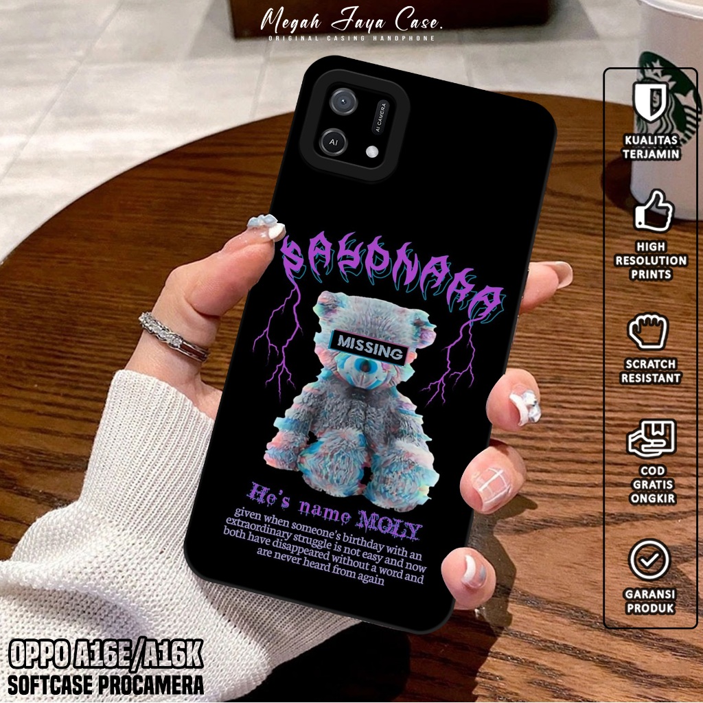 Softcase OPPO A16E / OPPO A16K - Case Hp OPPO A16E / OPPO A16K Motif BNKA - Silikon Hp OPPO A16E - C
