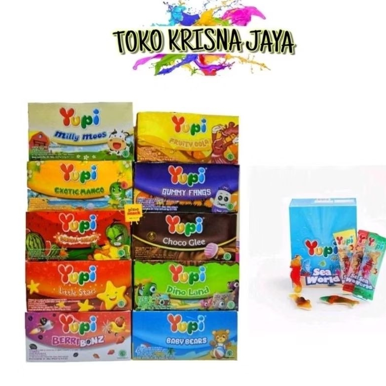 

PERMEN YUPI ANEKA RASA 1 BOX ISI 24 PCS X 8 GRAM