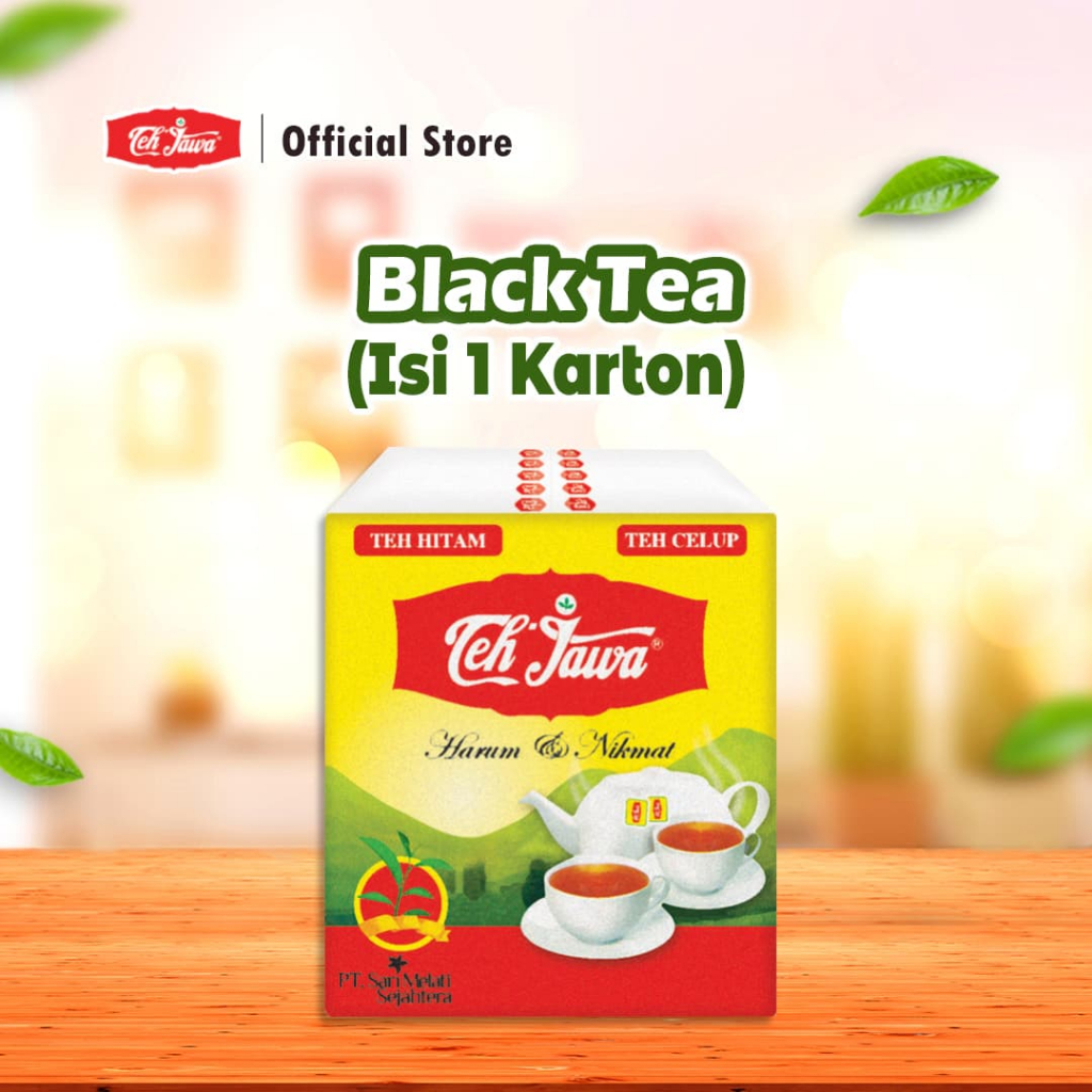 

Teh Jawa Black Tea Celup Per Karton (Isi 50 Pcs)