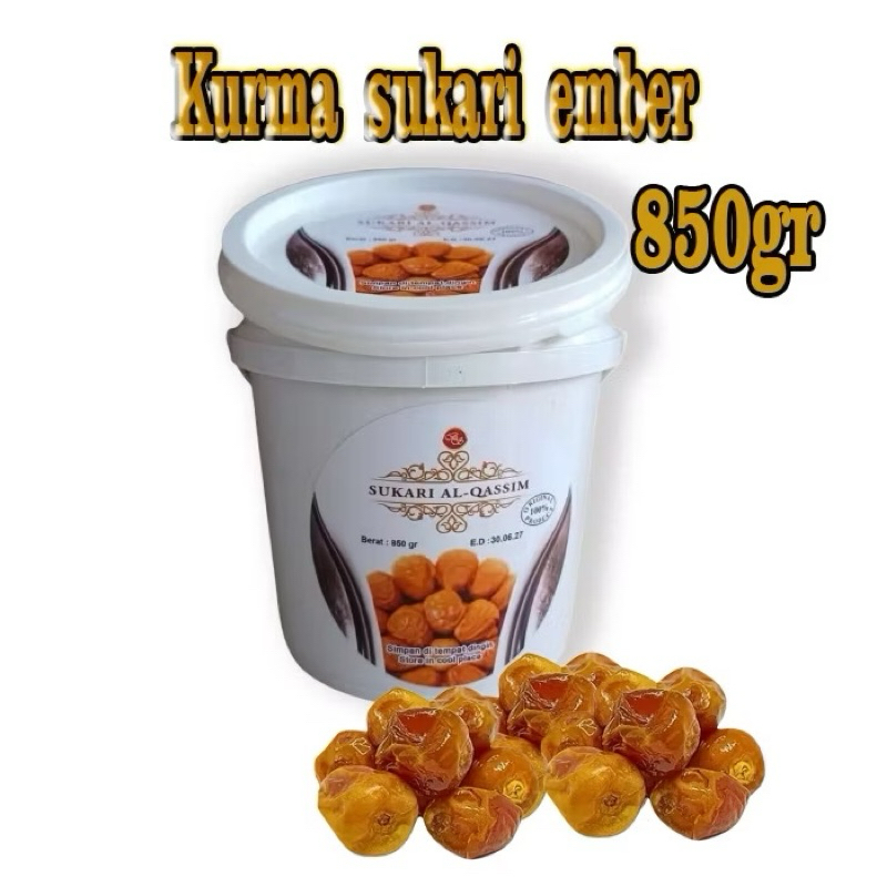 

kurma sukari 850gr FRESH ASLI SUKARI ember