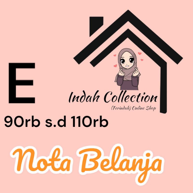 

Nota Belanja 90rb sampai 110rb