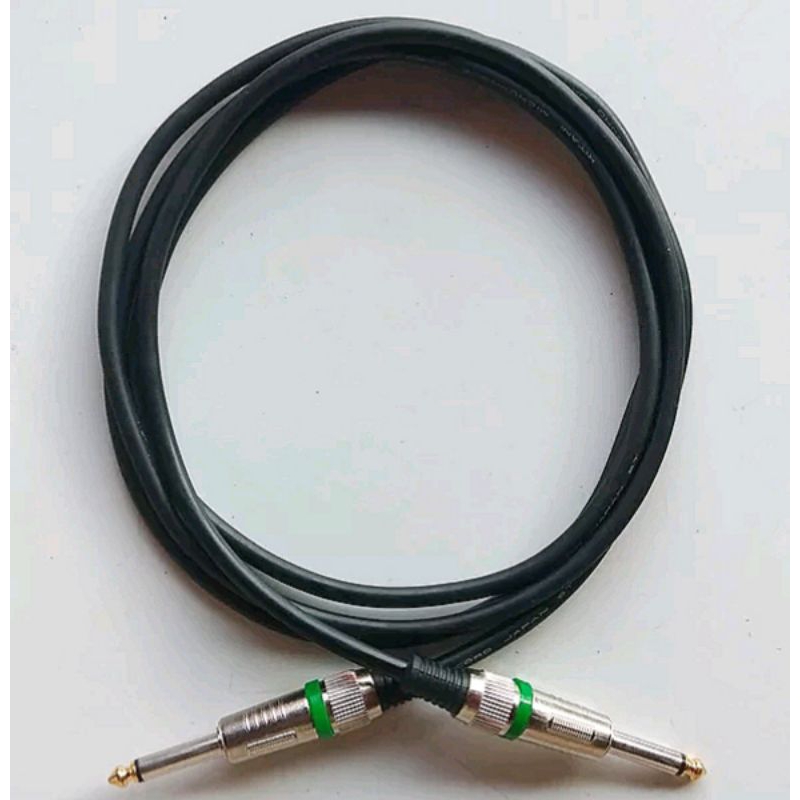 kabel jek kabel jack 2m utk gitar  bass keyboard  bisa utk squier fender cort ibanez jackson gibson 