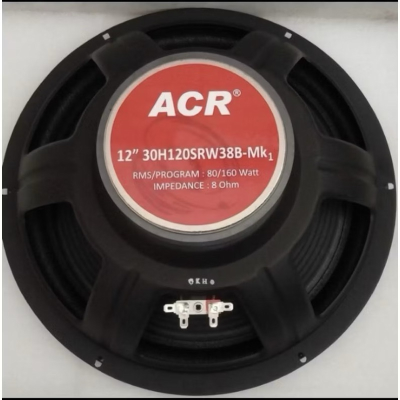 Speaker ACR 12 inch Wofer 160 watt ACR pro 12"30H120SRW38B-MK1