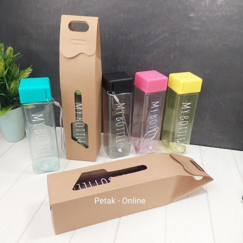 botol plastik 500ml kotak kemasan box