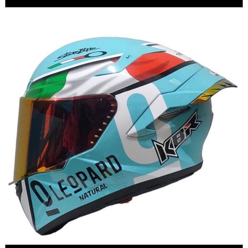 HELM FULL FACE KBR TTC LEOPARD SNI