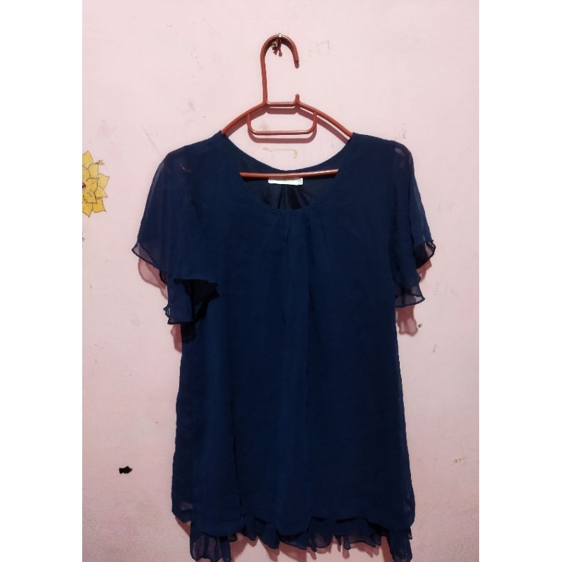Baju Atasan wanita Biru