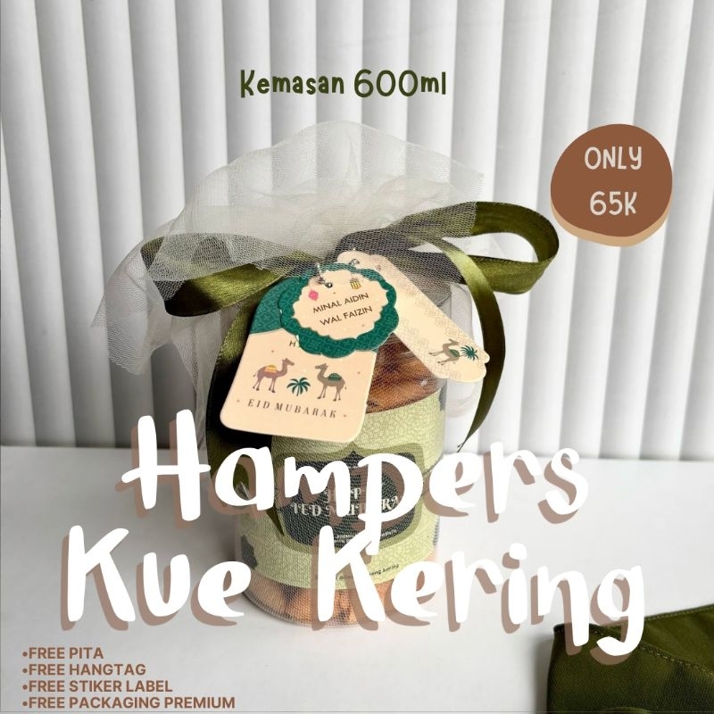 

Hampers Kue Kering 600ml / Hampers Hari Raya Kemasan Tabung 600ml
