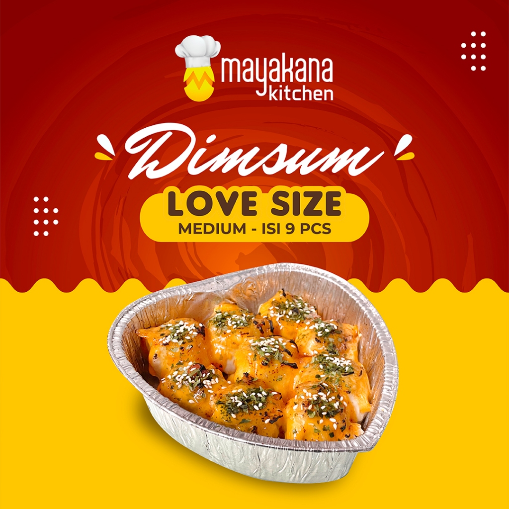 

Dimsum Mentai - Love Size (isi 9 pcs) / Dimsum Mayo / Mix / Cheezy / Chili Oil