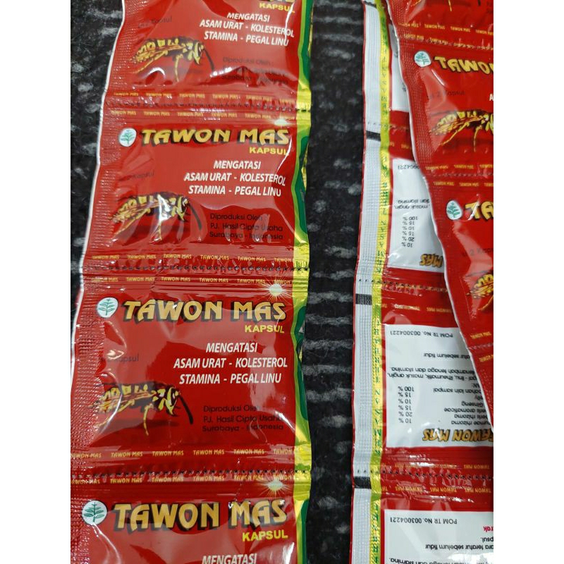 tawon mas renteng kapsul maju sukses