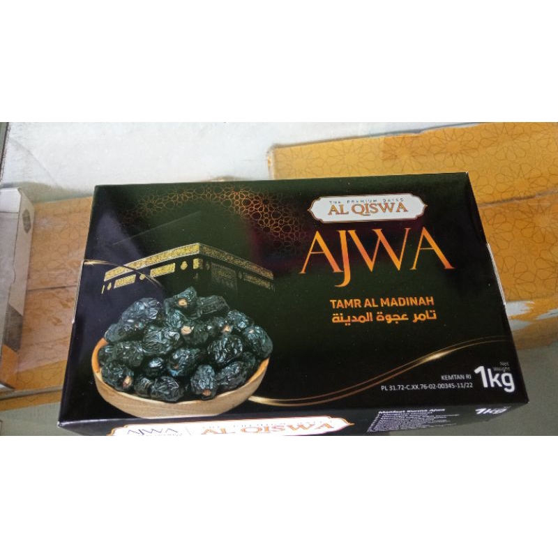 

Kurma Ajwa Tamr Al Madinah kemasan 1 kg