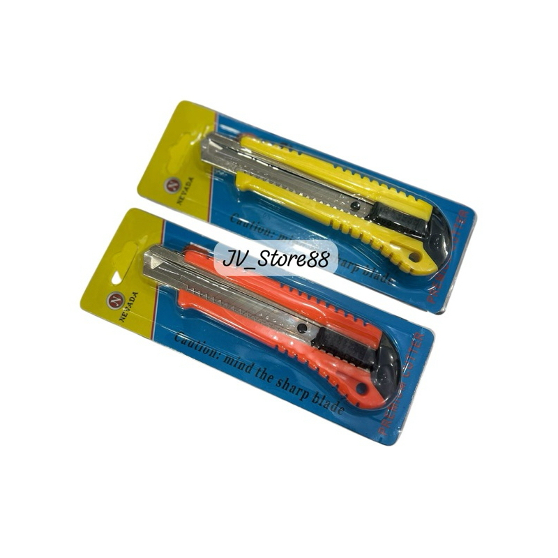 

Cutter Besar / Cutter Plastik Besar Free Isi Cutter 2pcs/ Cutter Murah