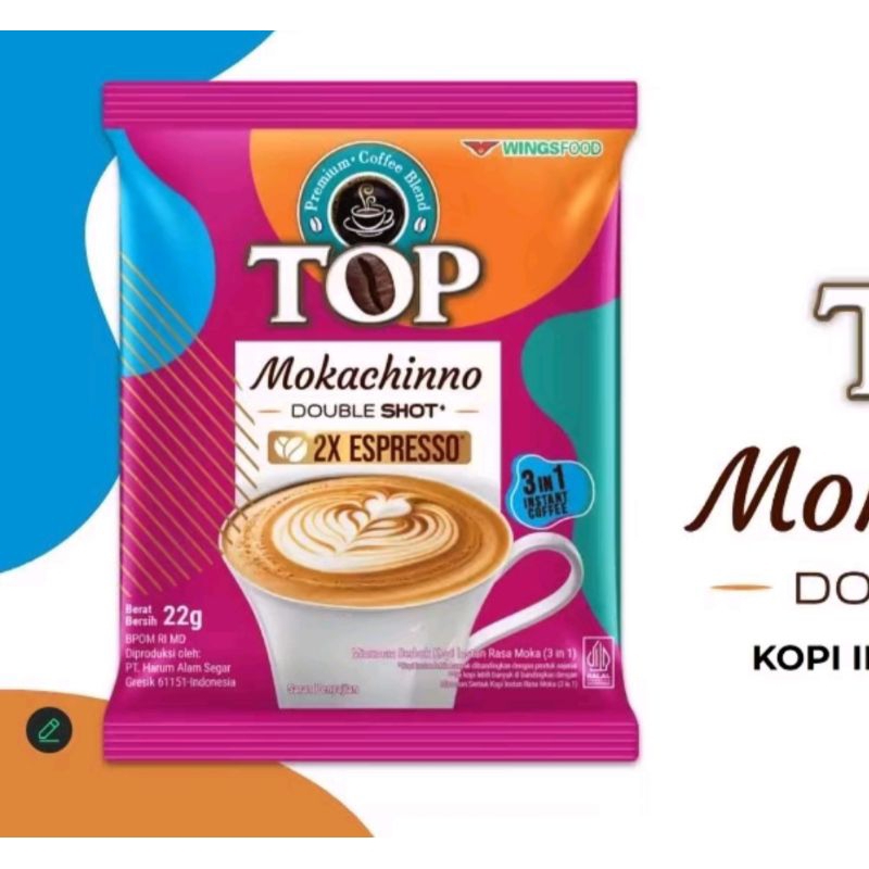 

Top Coffee Mokachinno 1 renceng isi 15 pcs