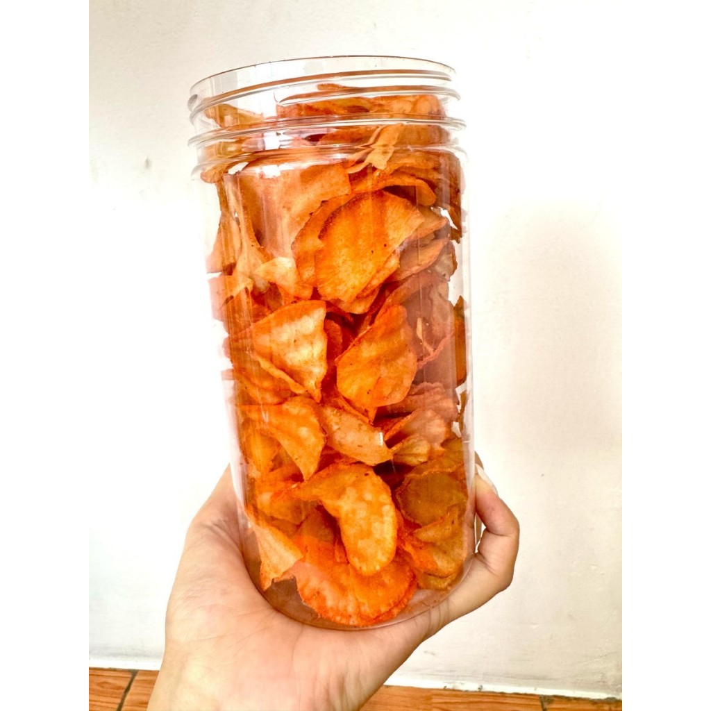 

PPROMO 2 TOPLES KERIPIK SINGKONG BALADO CHUBA KHAS MAGELANG 200 GR / KERIPIK SINGKONG CHUBA