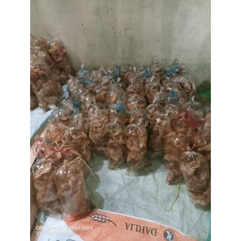

Opak aci/krupuk aci makanan khas cirebon bumbu mantul