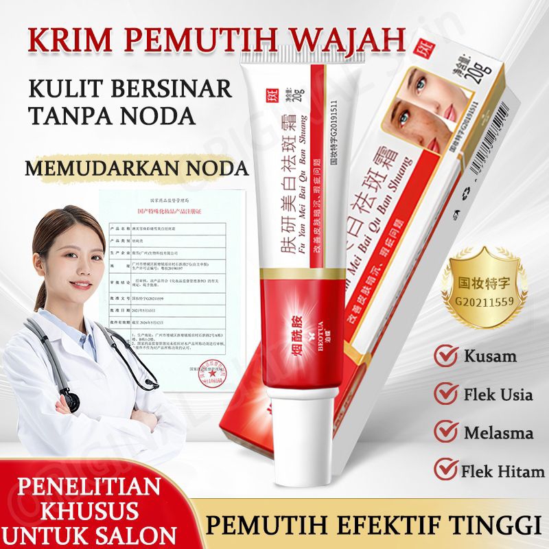 Salep Flek Pemutih Efektif Menghilangkan Melasma Hitam Bintik100% Original Treatment Melasma dan Fle