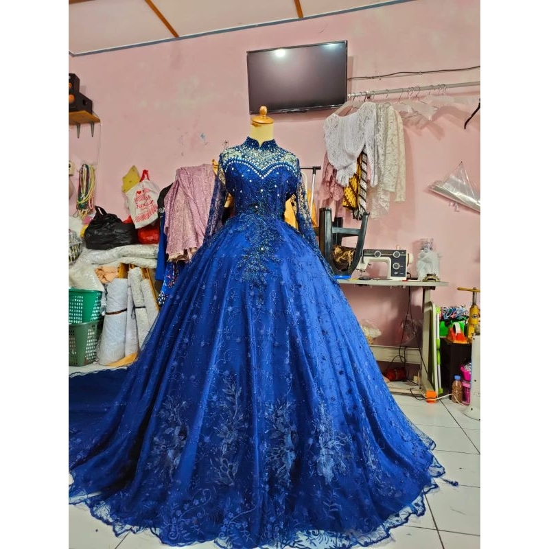 gaun pengantin / gaun wedding/gaun resepsi /baju pernikahan