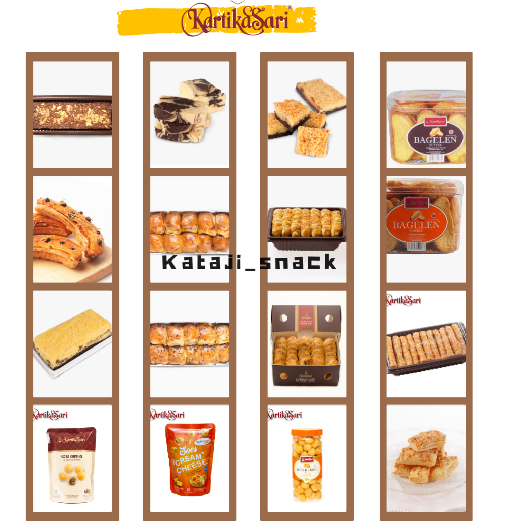 

KARTIKASARI OLEH-OLEH BANDUNG, BOLEN, BAGELEN, BROWNIES, BANANA CRISPY, BANANA ROLL, DAN CHOCOLATE ROLL