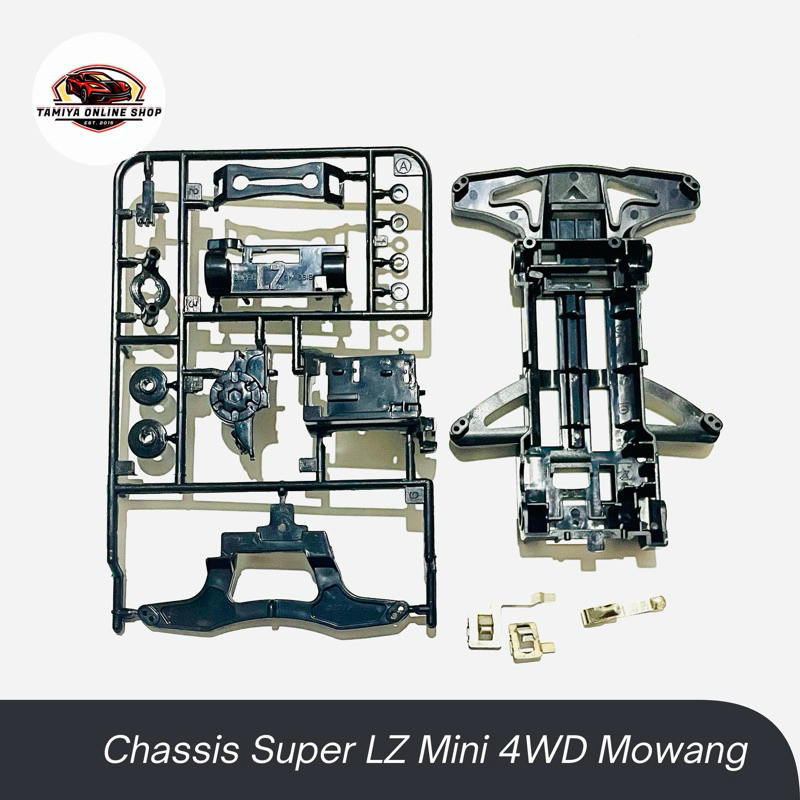 Rep Tamiya Chassis Super LZ Chassis LZ Mini 4WD Mowang