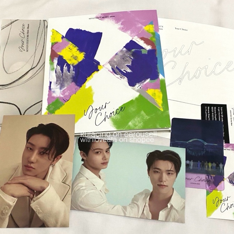 (official/unsealed) seventeen album your choice other side version no photocard