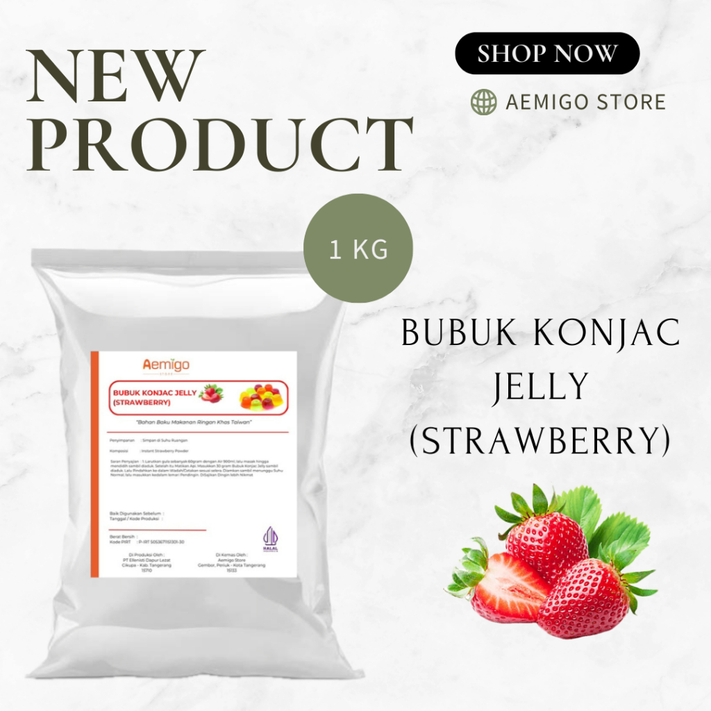 

Bubuk Konjac Jelly (strawberry) / Aemigo Store