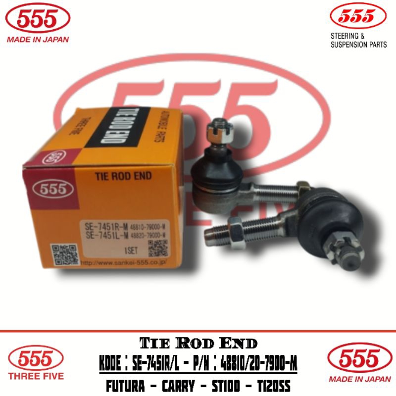 Tie Rod Futura Carry ST100 T120SS 555 japan - Tie Rod ST100 Futura Carry T120SS 555 - Tie Rod Carry 