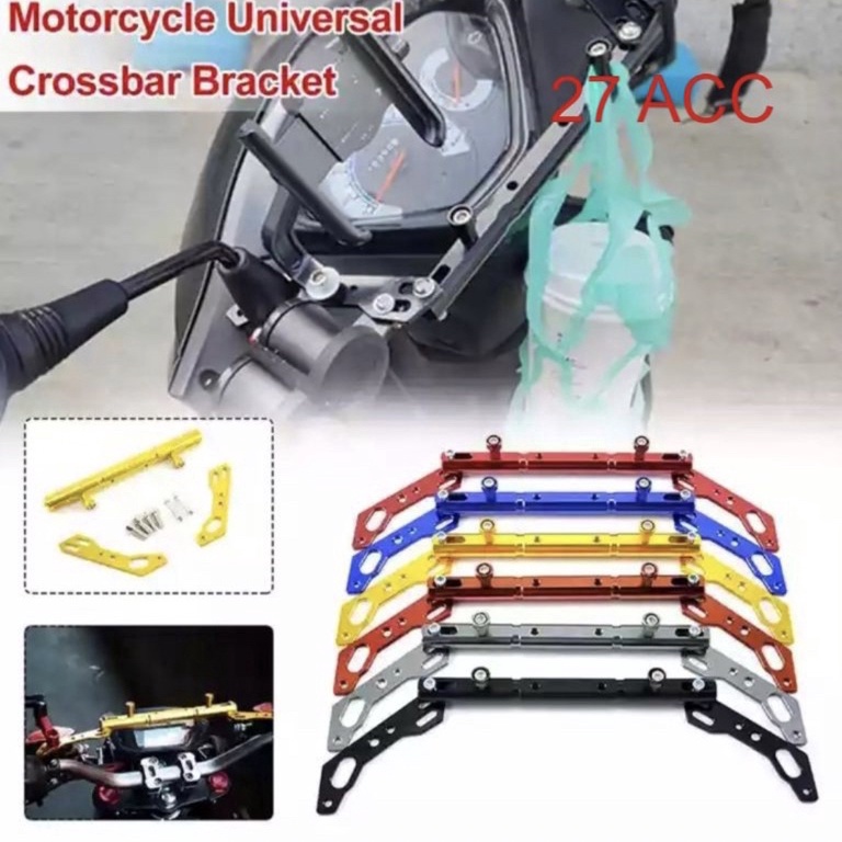 KODE R58V Stabilizer stangdudukan lampududukan holder hp full cnc sepeda bisa untuk segala jenis mot